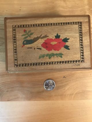 Antique Vintage Japanese Wood Puzzle Box (Himitsu Bako) 2