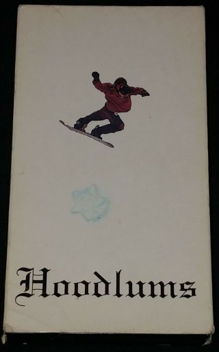 Hoodlums Vintage Snowboarding (1994,  Vhs,  Christian Fletcher) Mt Hood