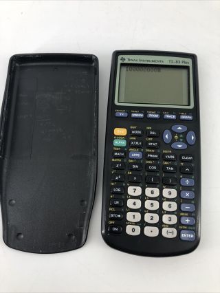 Texas Instruments Ti - 83 Plus Graphing Calculator With Case Vintage 1999