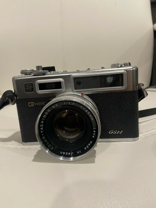 Yashica Electro 35 Near With Vintage Leather Case