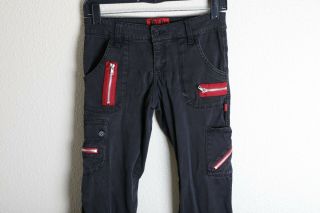 Vintage 90s 00s TRIPP NYC Goth Bondage Black Skinny Jeans Pants 2