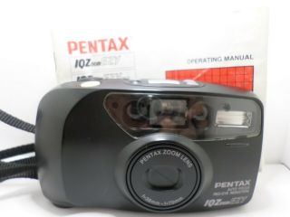 Vintage Pentax Iqzoom Ezy 35mm Point & Shoot Film Camera