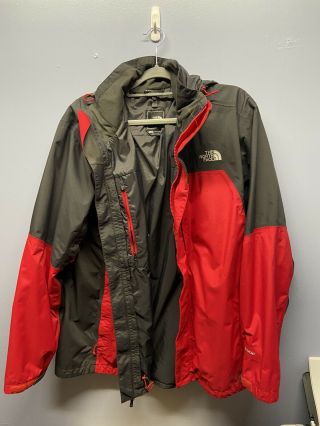Vintage The North Face Jacket Mens Xxl Red Euc Coat Hyvent