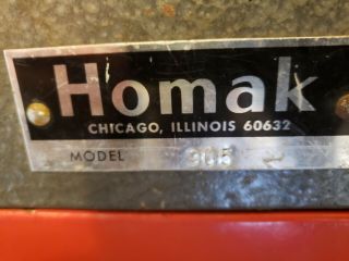 Vintage Homak Metal Toolbox Industrial 2 Drawer Model 905 2