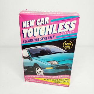 Car Touchless Clearcoat Sealant Acrylic As Seen On Tv Discontinued Vtg 90s