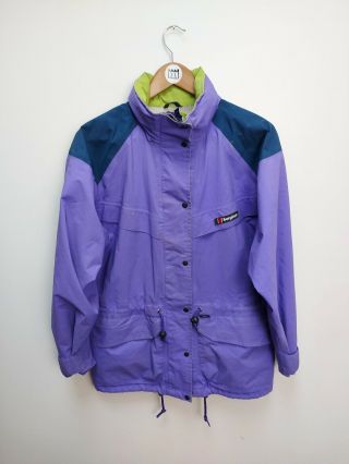 Vintage Berghaus Caprice Womens Goretex Waterproof Jacket - Medium - Purple