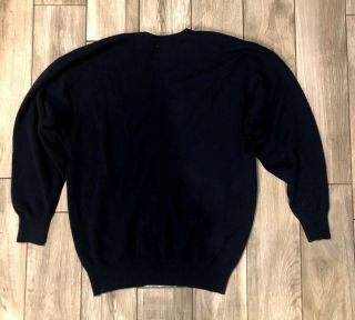 Hardenglen Vintage Pure Cashmere Made in Scotland V - Neck Men ' s Sweater Size M 2