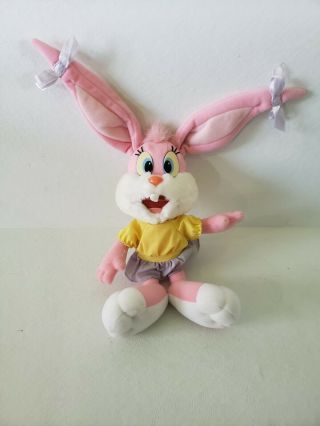 Vintage Tiny Toon Adventures Babs Bunny Plush 1990 Playskool Warner Bros (g8)