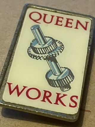 Queen The Tour 1984 Official Tour Vintage Pin Badge