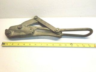 Vintage M.  Klein & Sons 1628 - 5 Cable Wire Grip Puller 8000 Lb.  55 To.  16 Gauge