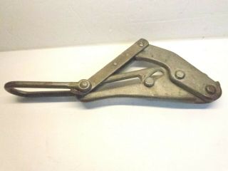 Vintage M.  Klein & Sons 1628 - 5 Cable Wire Grip Puller 8000 lb.  55 to.  16 Gauge 2