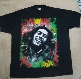 Vintage Bob Marley T Shirt 1990s Mens 4xl Pro Power Big & Tall