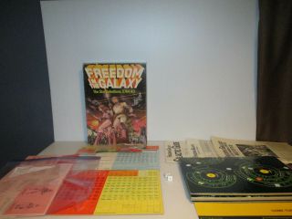 Vintage 1981 Avalon Hill Freedom In The Galaxy Bookcase Game 100 Complete