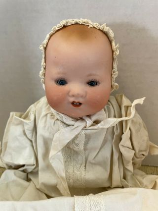 Armand Marseille Bisque Head Small Baby Doll 10””
