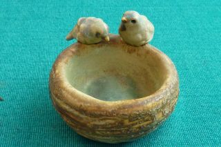 Vintage Bourne Denby Miniature Bird Bath Dish