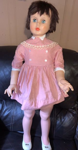 Vintage 1950s Deluxe Reading 30 " Gabby Gail ? Doll Needs Cleaned