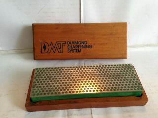 Vintage Dmt Diamond Sharpening System Sharpening Stone & Wood Box