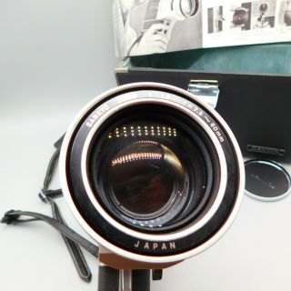 Vintage Sankyo CM800 8 film movie camera & case please read 3