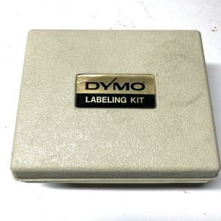 Vintage Dymo System Tapewriter Kit Label Maker Tapes And Changable Hts