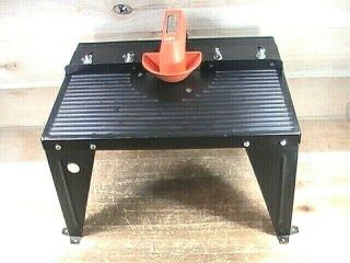 Vintage Sears/craftsman Unknown Model 18 " X 13 " X 11 " All Metal Router Table