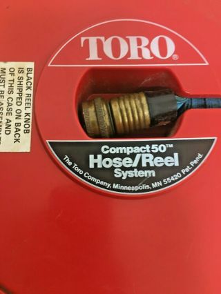 Vintage 1980s Toro Compact 50 Hose Reel System 5/8 " Please Read