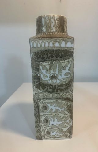 Vintage Baca Earthenware Vase By Nils Thorsson Royal Copenhagen 719/3455 Mcm