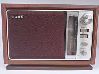 Vintage Sony Am Fm Radio Model Icf - 9740w (look)