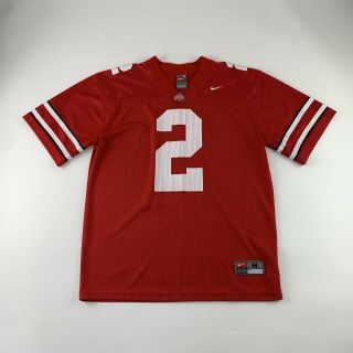 Vintage Team Nike Ohio State Buckeyes 2 Football Jersey Chase Young Youth Med