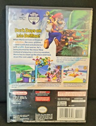 Mario Sunshine (Vintage GameCube,  2002),  Complete | CIB 2
