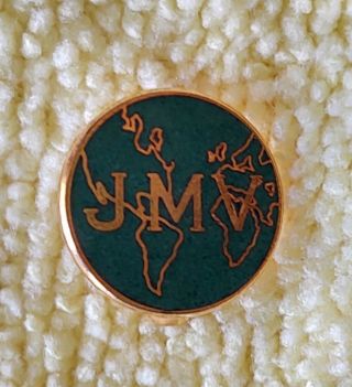 Vtg Green Junior Missionary Volunteer JMV Pin 1960s Adventist Pathfinders SDA 3