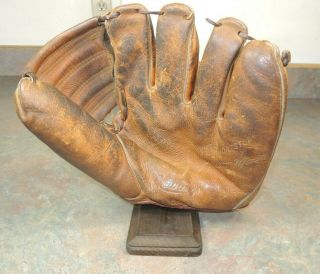 Vintage Marlin Marty Marion Rawlings Deep Well Leather Baseball Glove Short 40 