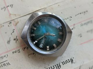 Vintage Avia - Matic 25 Jewel Daydate Fhf606 Automatic Watch - For Repair