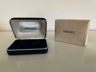 Vintage Nos Seiko Pyramid Watch Box Case With External Box