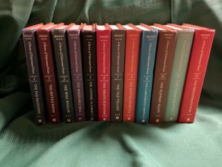 A Series Of Unfortunate Events Lemony Snicket Books 1 - 12,  Hard Cover 1st Edition
