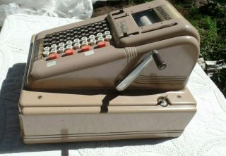 RARE Vintage Antique Victor VS - 26 Business Adding Office Machine & Keys 3