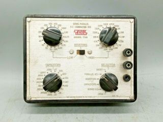 Vintage Eico Model 1140 Series - Parallel R - C Combination Box