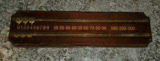 1991 Vintage Snooker Billiard / Pool Scoreboard Made By The Bombay Company