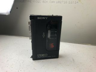 For Parts/repair: Vintage Sony Stereo Cassette - Corder Walkman Tcs - 430