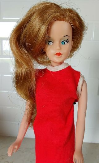 Vintage American Character Tressy Doll Grow Hair No Key Dress 1960s