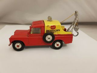 Vintage Corgi Toys 417 Land Rover Breakdown Truck Tin Canopy 1st Version