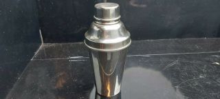 An Antique Silver Plated Half Pint Cocktail Shaker.  Very Collectable.