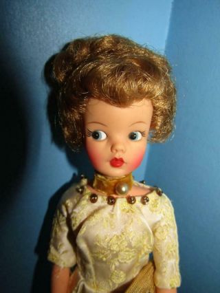 Vintage Ideal Blonde Tammy Doll In Pretty Gown 1960 