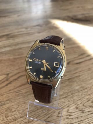 Vintage 1960s Seiko 5 Day Date Automatic 6119 - 8090 Wristwatch