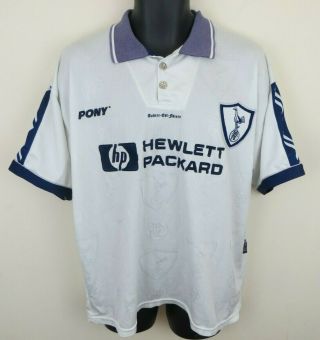 Vtg Pony 1995 - 97 Tottenham Hotspur Football Shirt Retro Spurs Jersey 90s Large L