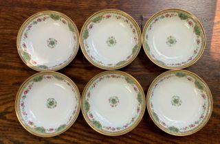 Vintage Limoges Haviland & Co.  Set Of 6 Dessert Bowls Juno Pattern