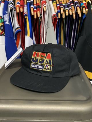 VTG 1992 Dream Team USA Basketball Hat Olympics Snap Back Cap Jordan McDonald’s 2