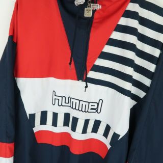 HUMMEL Vintage 90s Mens Half Zip track suit top jacket SIZE XL (E6786) 2