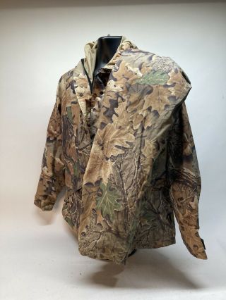 Vtg Gore Tex Camo Hunting Jacket & Pants 10x Rain Advantage Womens Size Medium