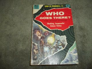 Who Goes There,  John W Campbell Jr,  Dell D - 150 Vintage Paperback