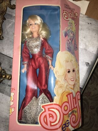 1978 Dolly Parton Eg Goldberger 12 " Poseable Doll Never Opened Vintage Moviestar